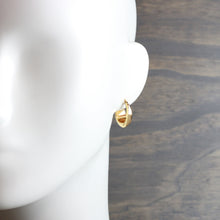 Wave Sculpted Hoop Earrings