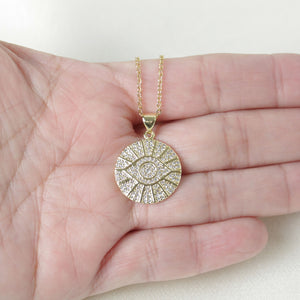 Aria - Evil Eye Pendant Necklace