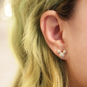 Mickey Rhinestone Earrings