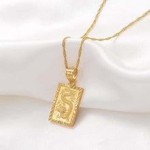 18K Gold Plated Dragon Necklace