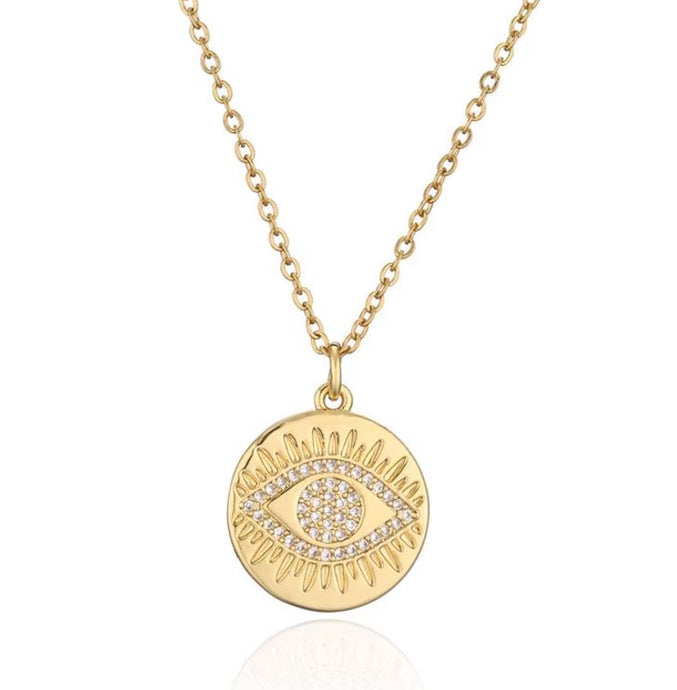 Ava - Evil Eye Pendant Necklace