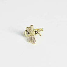 Rhinestone Bee Ear Cuff – No-Pierce Gold Ear Clip