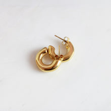 Mini Hoop Stud Earrings Stainless Steel