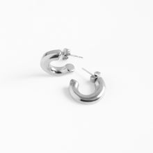 Mini Hoop Stud Earrings Stainless Steel