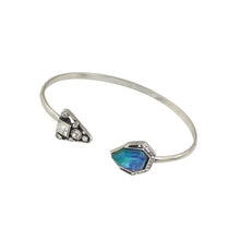 Blue Rhinestone Cuff Bracelet