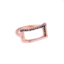 Geometric Rose Gold Ring