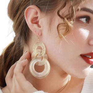 Spiral Statement Earrings