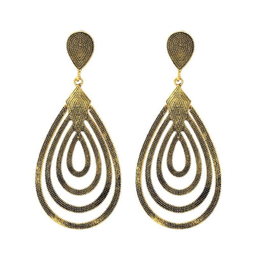 Waterdrop Dangle Statement Earrings