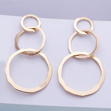 Round Hollow Statement Earrings