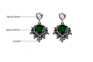 Emerald Gem Earrings