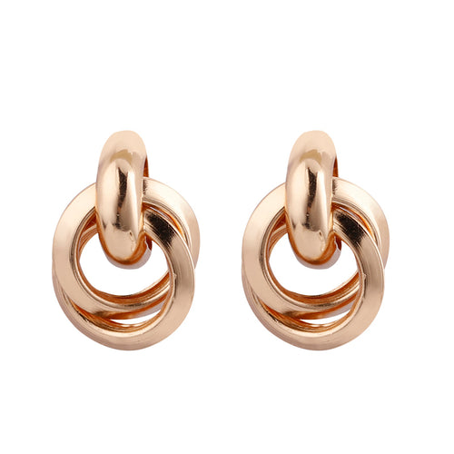 Round Twist Earrings