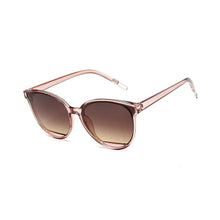 Champagne Oval Cat Eye Sunglasses