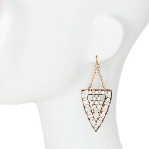 Geometric Triangle Earrings