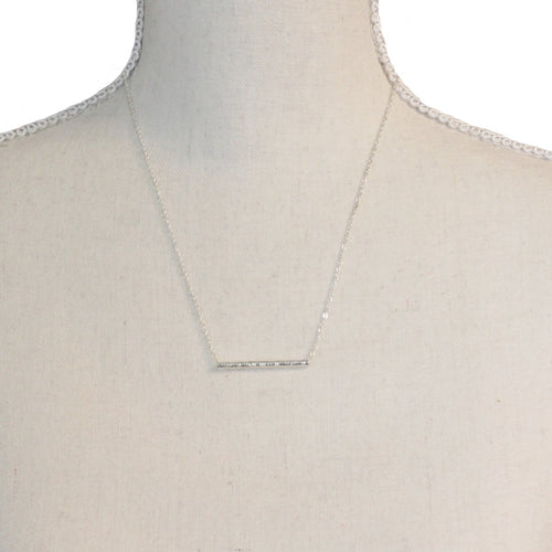 Tube Bar Necklace
