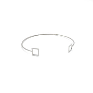 Geometric Square Cuff Bracelet