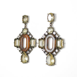 Baroque Gold Statement Earrings