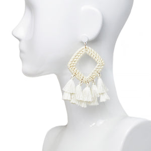 Ivory Tassel Earrings