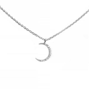 Mini Crescent Moon Necklace