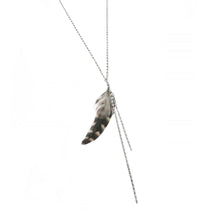 Feather Tassel Lariat Necklace