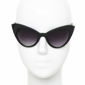 Black Flare Cat Eye Sunglasses
