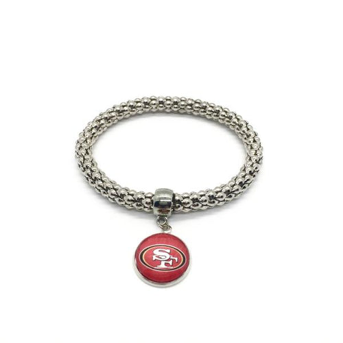 San Francisco 49'ers Football Bracelet