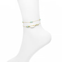 Cowrie Beaded Anklet