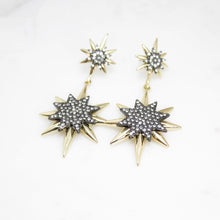 Starburst Rhinestone Earrings