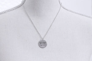 "Blessed Wifey & Mama" Engraved Necklace - Left Arrow