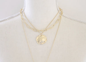 Layered Link Chain Necklace
