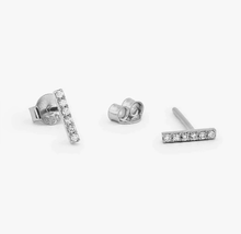 Mini Bar Stud Earrings