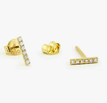 Mini Bar Stud Earrings