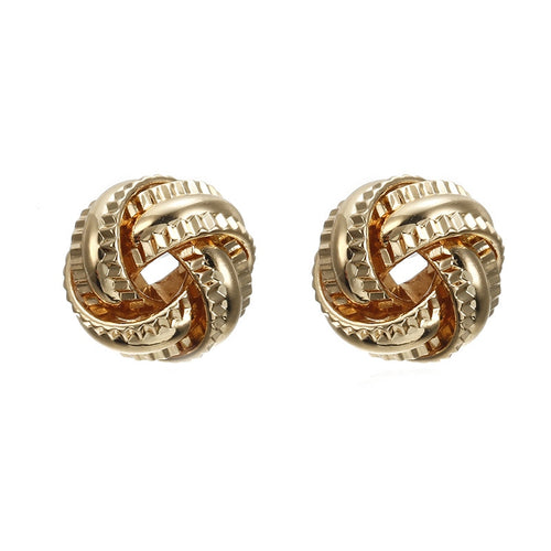 Twist Knot Stud Earrings