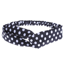 You will look gorgeous wearing this polka dot twist loop headband. Made of cotton/polyester blend and have elastic on the back of the headband for comfort. 