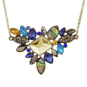Blue Amber Earrings, Bracelet, Necklace