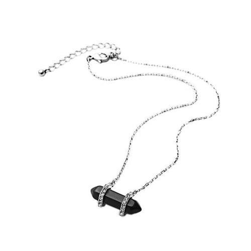 Black Stone Necklace