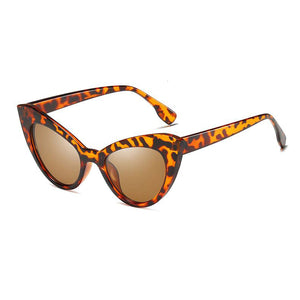 Leopard Flare Cat Eye Sunglasses