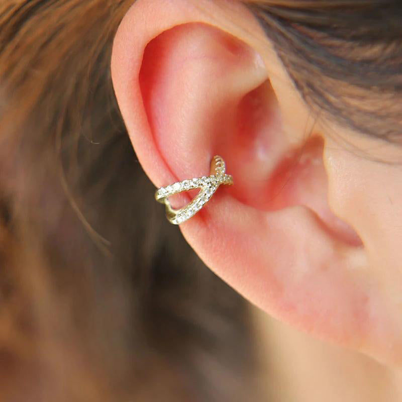 Crystal Rhinestone Ear Cuff