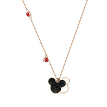 Mickey Mouse CZ Rose Gold Necklace