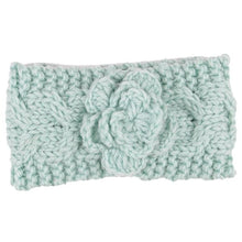 Girls Floral Knit Headband