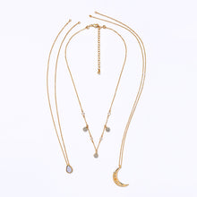 Multi Layer Moon Necklace