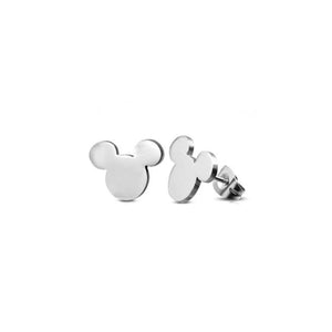 Mickey Mouse Stud Earrings Solid